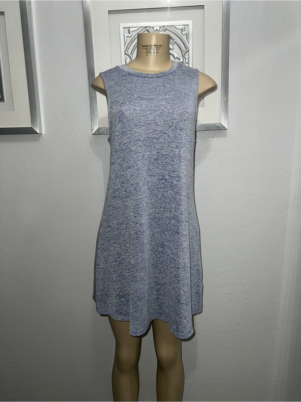 Love Tree Light Blue Sleeveless Mini Dress